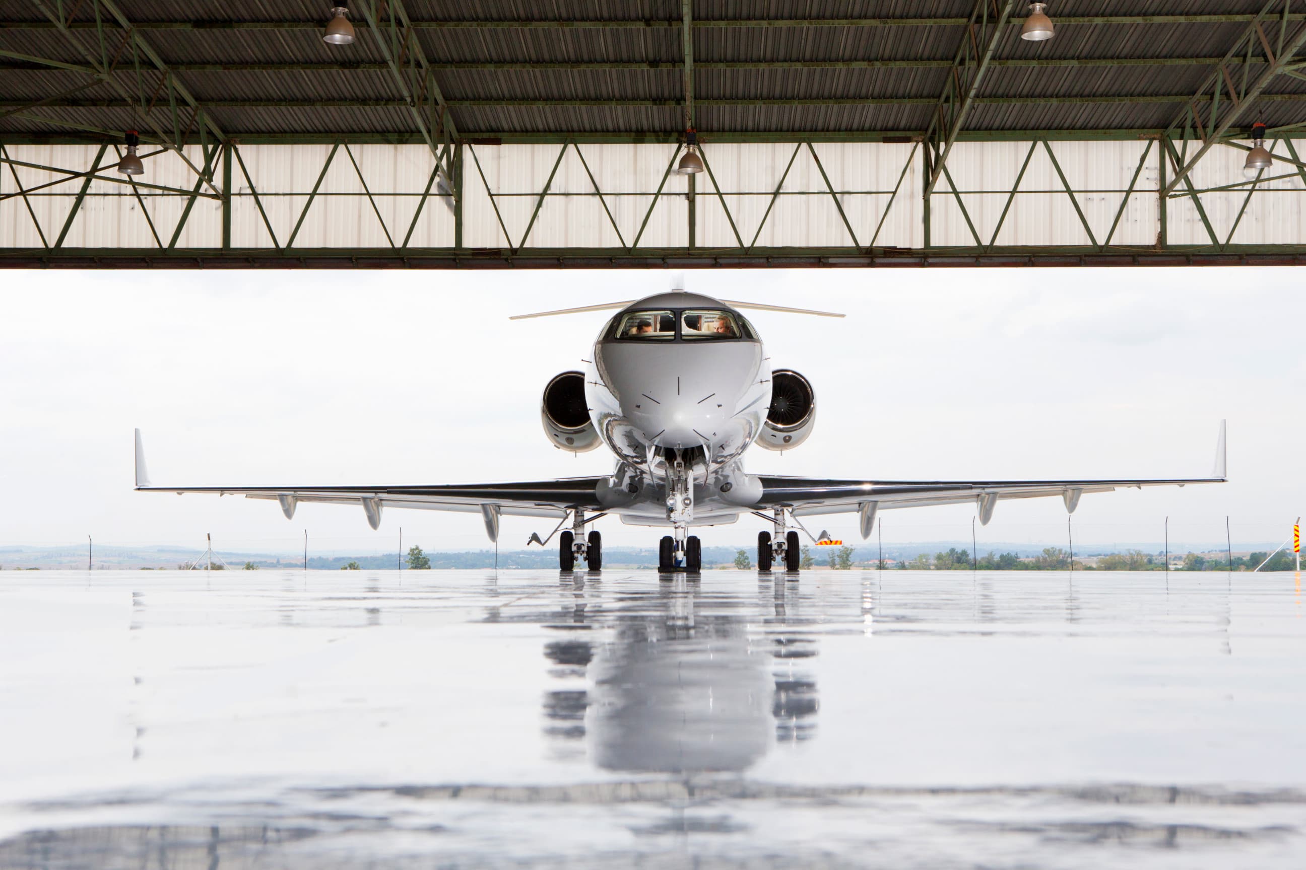 airplane hangar