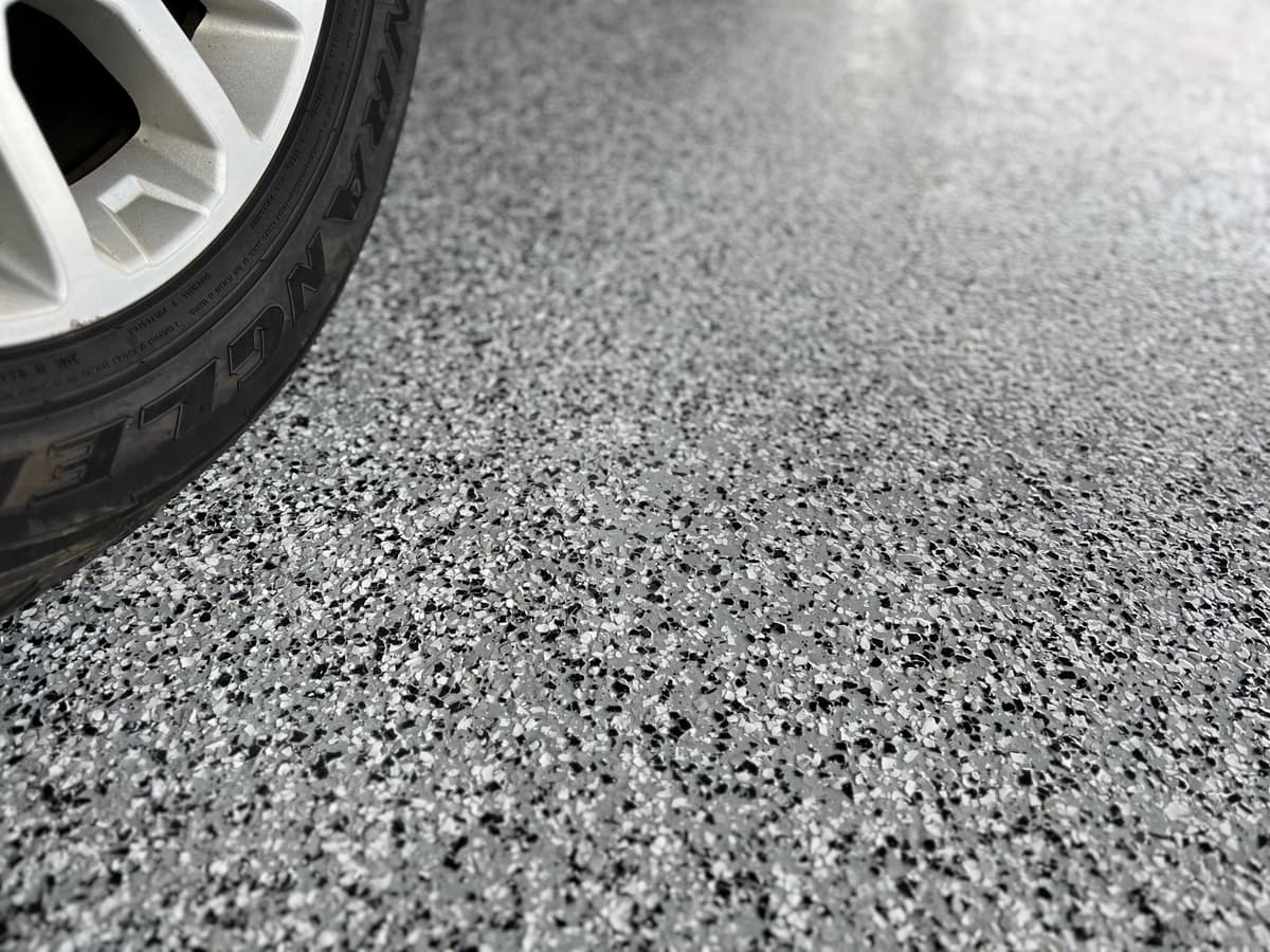 epoxy flake floor